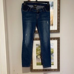 Indigo Blue Maternity Jeans small